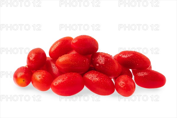 Fresh grape tomato isolated on white background