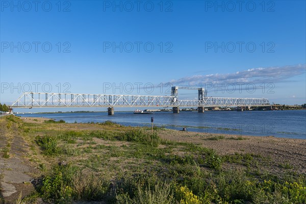 Bridge crossing the Dvina river