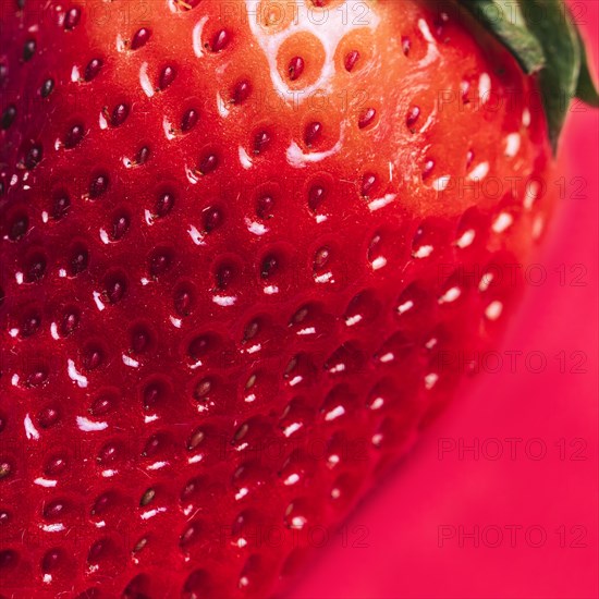 Macro strawberry texture. Resolution and high quality beautiful photo