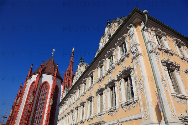 In the old town of Wuerzburg