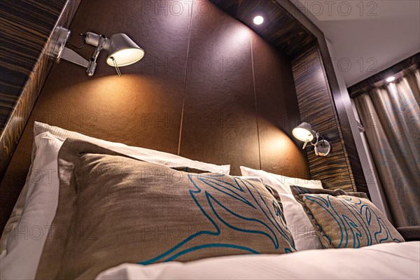 Atmospheric hotel room