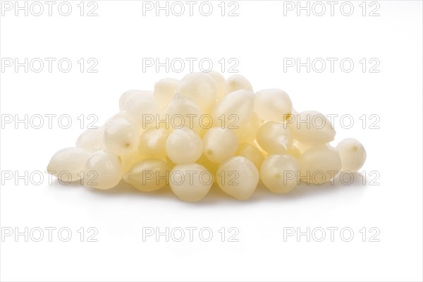 Pickled onion isolated on white background
