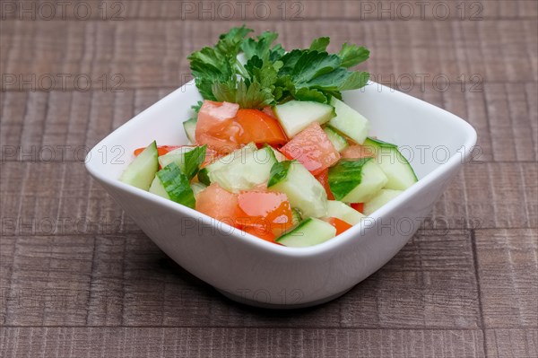 Salad of fresh spring vegetables