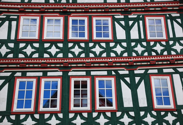 Half-timbered houses in the old town