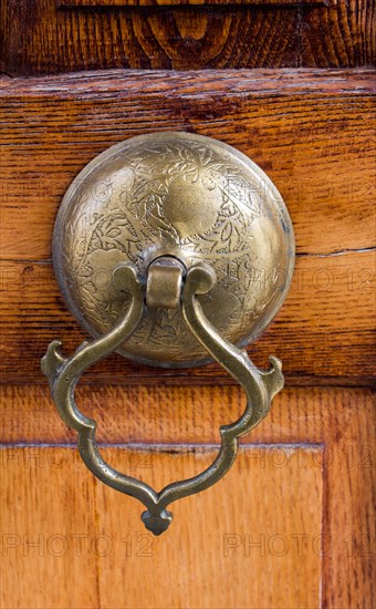 Old Handmade ottoman door handle made of metal