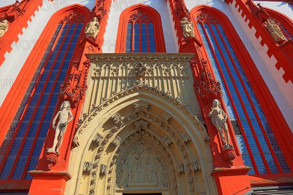 In the old town of Wuerzburg