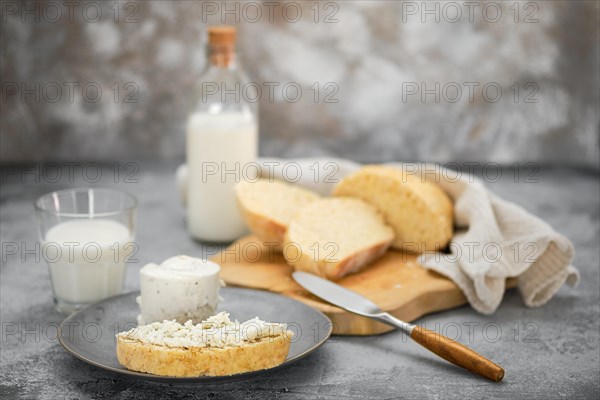 Sandwich with homemade yeast-free bread