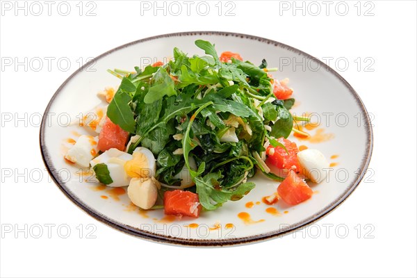 Salad with salmon