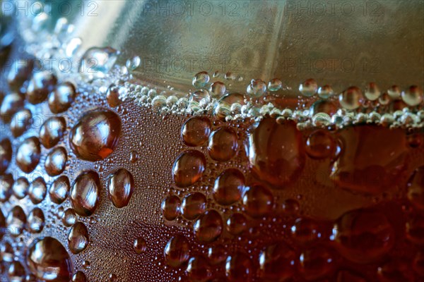 Cool red drink in PET bottle