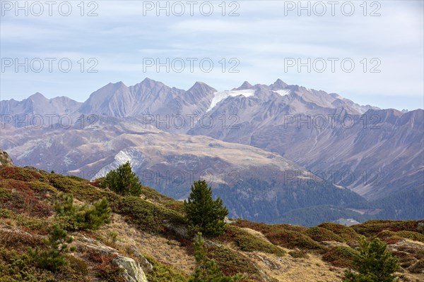 View of Valais Alps
