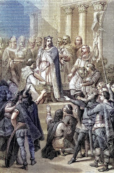 The Coronation of Hugh Capet as King of the Franks from 987 to 996