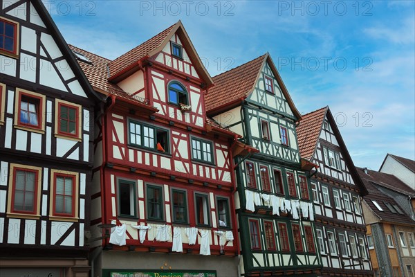 Half-timbered houses in the old town