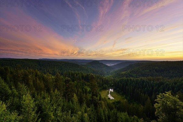 View from the Ellbachseeblick viewing platform