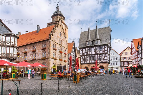 Market square with wine house