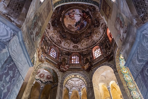 Beautiful mosaics in the Basilica di San Vitale