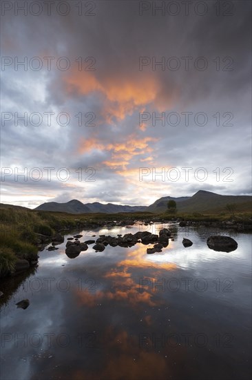 Sunset at Loch Ba