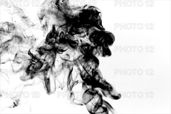 Puff thick black smoke. Resolution and high quality beautiful photo