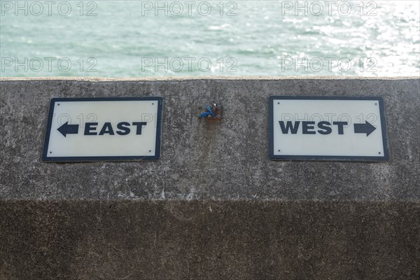 East and West Signposts