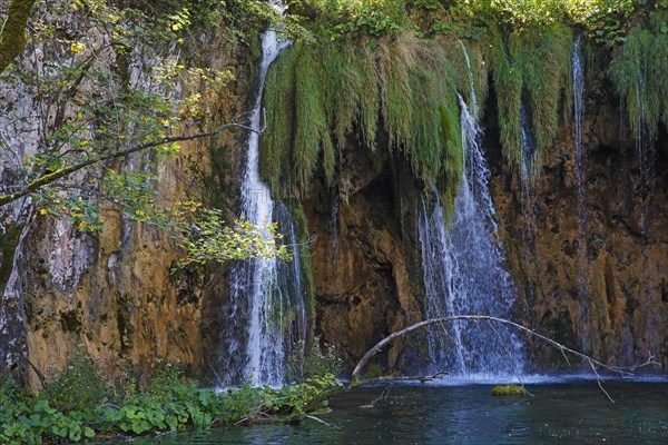 Waterfall in Plitvice Lakes National Park