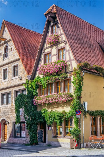 Half-timbered house with restaurant Landsknechtstuebchen