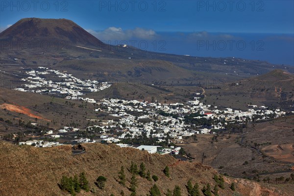 View from Mirador de Haria to the village of Haria