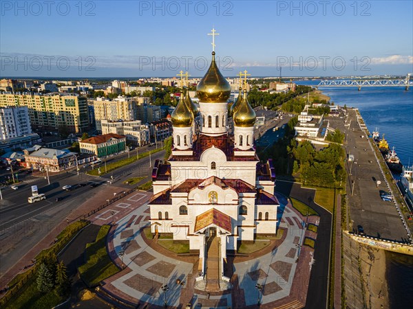 Aerial of the Cathedral of the Archangel