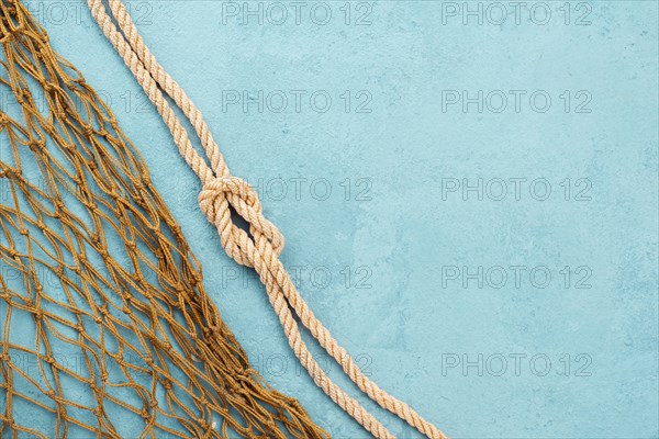 Nautical rope fish net