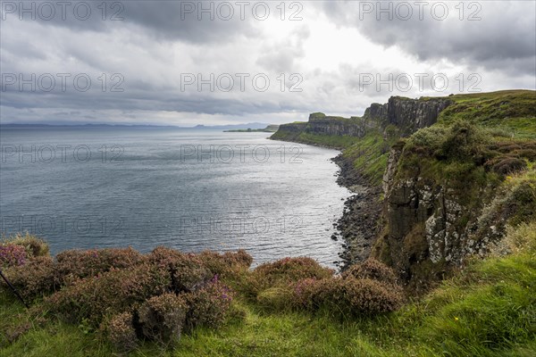 Coast at Kilt Rock Waterfall