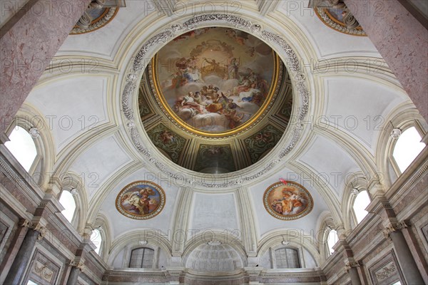 View through the staircase