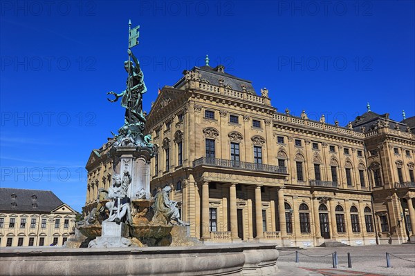 In the old town of Wuerzburg