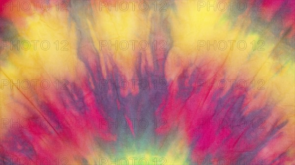 Multicolored gradient tie dye fabric texture 1