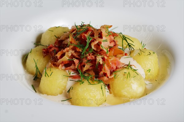 Close-up gnocchi