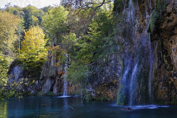 Waterfall in Plitvice Lakes National Park