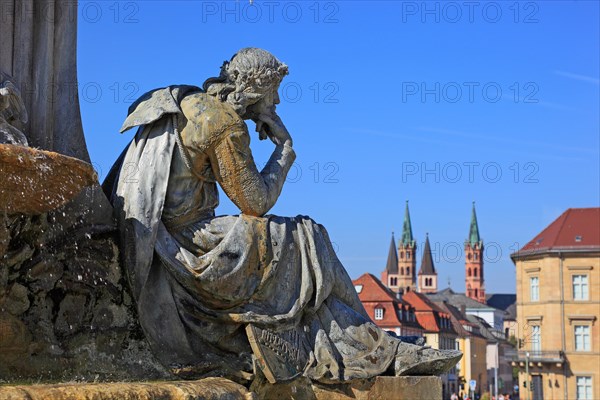 In the old town of Wuerzburg