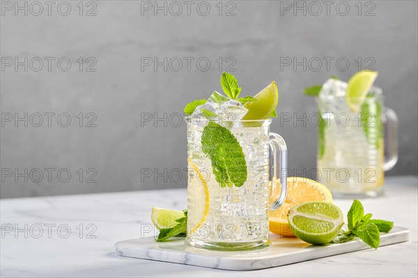 Two glasses of lemon