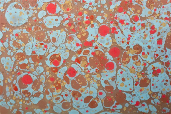 Ebru marbling handmade art