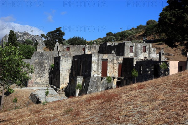 Remains of the old monastery of Preveli