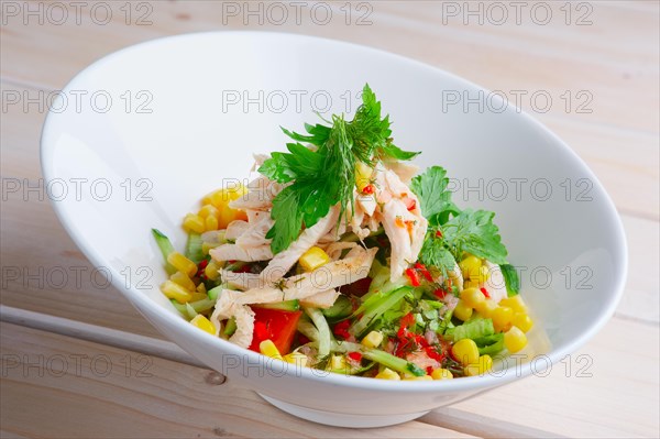 Salad with corn