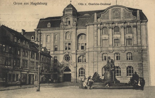Otto von Guericke monument in Magdeburg