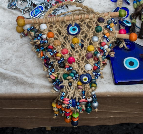 Evil eye bead as Amulet souvenir from Turkey