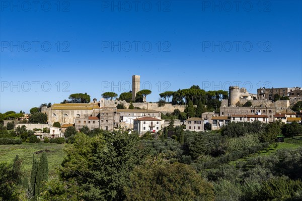 Panorama of the Unesco world heritage site Tarquinia