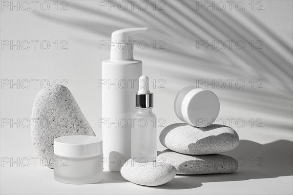 Skin products different recipients assortment