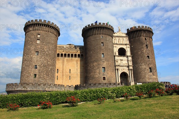 Castel Nuovo with Francesco Laurana's triumphal arch at the main entrance