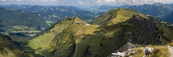 Panorama from the Walser Hammerspitze