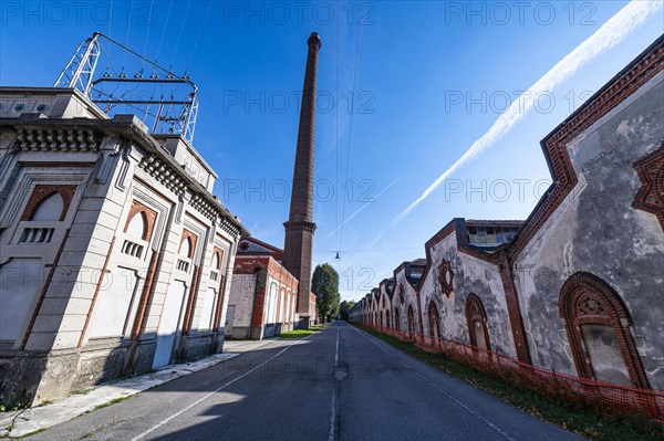 Old cotton mill. Unesco world heritage site "company town". Crespi dÂ´Adda