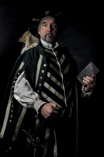 Man in medieval garb