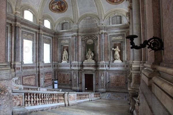 View through the staircase