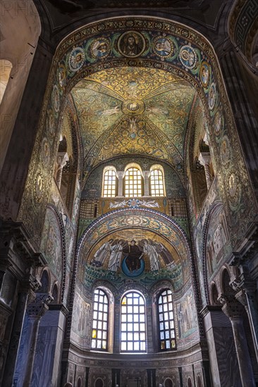 Beautiful mosaics in the Basilica di San Vitale