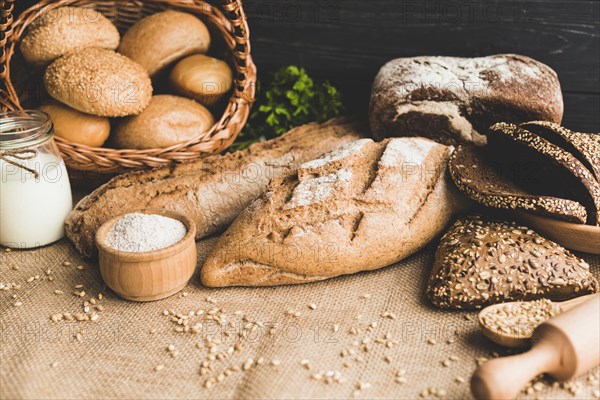 Delicious healthy buns bread