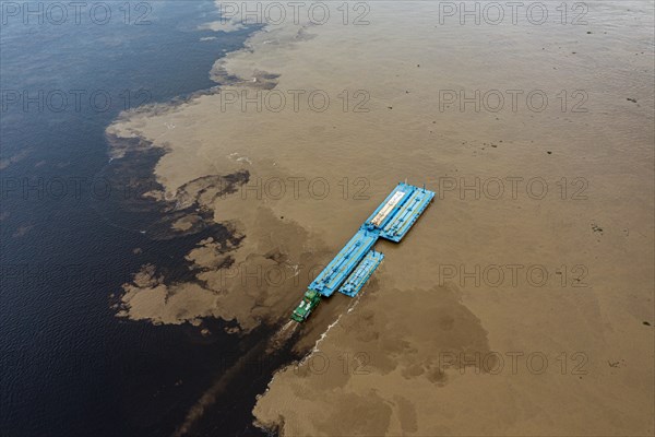 Confluence of the Rio Negro and the Amazon